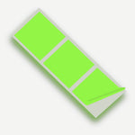 Apple Green Matte 150mm SQ Vinyl Wall Tile Stickers Kitchen & Bathroom Transfers
