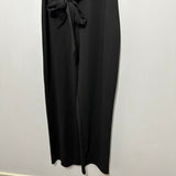 Quiz Ladies One-Piece Jumpsuit  Black Size 12 Polyester Animal Print Wide Leg
