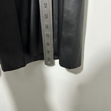 Oasis Ladies Skirt Pleated Black Size 8 Polyurethane Knee Length