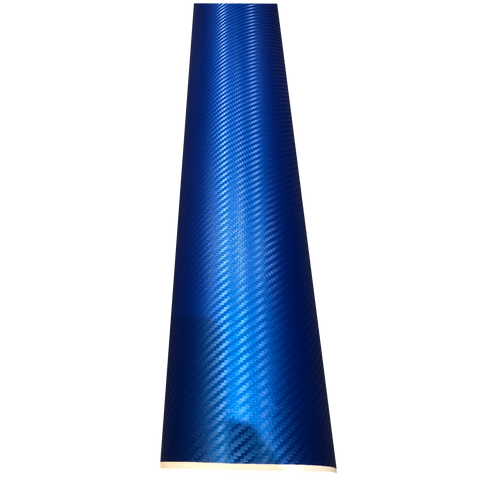 Blue Carbon Fibre Vinyl Roll 700mm Wide