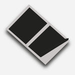 Black Matte 10 x 8 inch SQ Vinyl Wall Tile Stickers Kitchen & Bathroom Transfers
