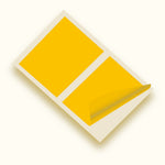 Bright Yellow Gloss 10 x 8 inch SQ Vinyl Wall Tile Stickers Kitchen & Bathroom Transfers