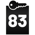 Wheelie Bin Key Sticker