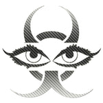 Chinese Devil Eyes Sticker