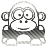 Funny Cartoon Gorilla Sticker