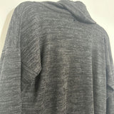 Quiz Ladies Grey High Neck Jumper Pullover Size 8 Stretchy Polyester