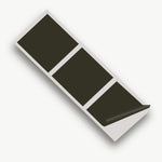 Charcoal Grey Gloss 150mm SQ Vinyl Wall Tile Stickers Kitchen & Bathroom Transfers