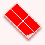 Cherry Red Gloss 100x200mm Vinyl Wall Tile Stickers Kitchen & Bathroom Transfers