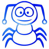Funny Cartoon Insect Sticker