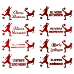 Boys Bedroom Door Sticker