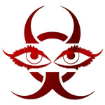 Chinese Devil Eyes Sticker