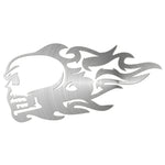 Flaming Skull Sticker