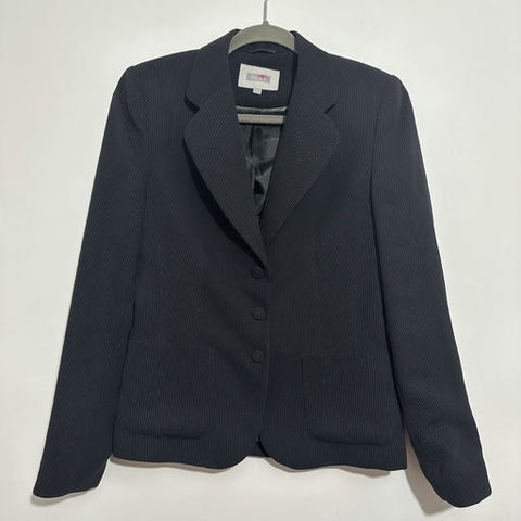 Next Black Polyester Blazer Jacket Size 8 Ladies Basic