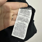 Nike Black Ladies Activewear Top T-Shirt Size M Medium 100% Cotton Short Sleeve