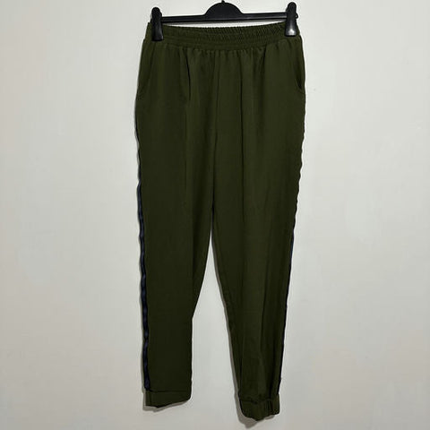 Clockhouse Green Ankle Trousers Size 10 EU 38 Polyester Ladies UK