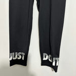 Nike Ladies Black Cropped Activewear Leggings Size S Small Polyester