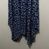 Boden Ladies Dress A-Line Blue Size 12 Viscose Midi