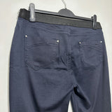 Karen Millen Ladies Jeans Skinny Blue Size 14 Cotton Blend Stretch Waist