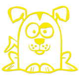 Funny Cartoon Dog Sticker