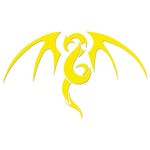 Tribal Dragon Sticker