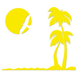 Paradise Beach Sticker