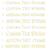 Famous Movie Fonts Sticker