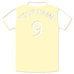 Personalised Football Shirt Sticker
