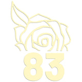 Wheelie Bin Rose Sticker