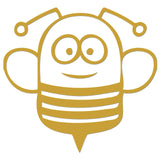 Funny Cartoon Bee Sticker