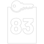Wheelie Bin Key Sticker