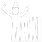 Taxi Drunk Sticker
