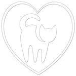 I Love My Cat Sticker
