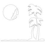 Paradise Beach Sticker