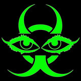 Chinese Devil Eyes Sticker