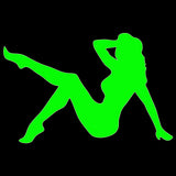 Pin Up Girl Sticker