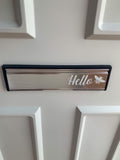 Hello Bumble Bee Letter Box Door Decor House Sticker Label