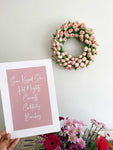 Summer List Nude Summer Seasonal Wall Home Decor Print
