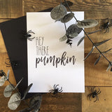 Hey There Pumpkin Autumn Seasonal Wall Home Decor Print