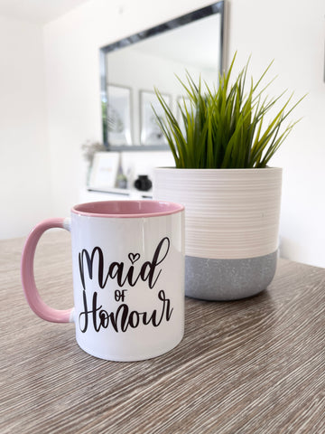 Maid Of Honor Bridal Mug