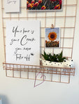 Your Hair Is Your Crown Dressing Room Simple Wall Decor Print