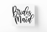 Bridesmaid Bridal Sticker