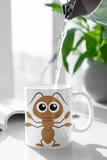 Adorable Ant Insect Personalised Your Name Gift Mug
