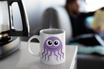 Adorable Squid Sea Animal Personalised Your Name Gift Mug
