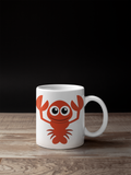 Adorable Crab Sea Animal Personalised Your Name Gift Mug