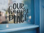 Our Happy Place Family Sticker