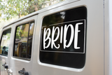 Bride 2 Bridal Sticker