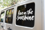 Live In The Sunshine Boho Sticker