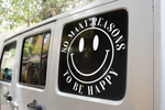 So Many Reasons To Be Happy Boho Sticker