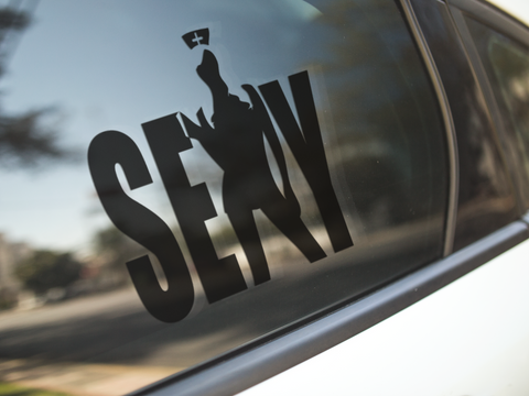 Sexy Nurse Sticker