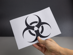 Biohazard Sticker